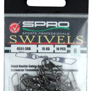 SPRO Barrel Swivel with Double Safety Snap