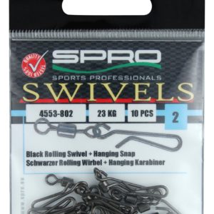 SPRO Rolling Swivel+ Hanging-Snap
