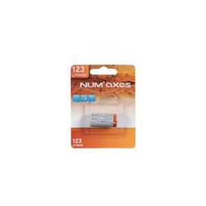 NUM'axes Pack Of 1 CR123 Battery