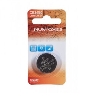 NUM'axes Pack of 1 CR2450 Battery