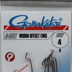 Gamakatsu Hooks Worm Offset EWG