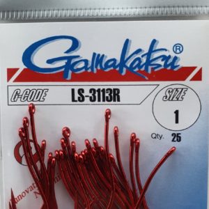 Gamakatsu Hooks LS-3113R Red Colour