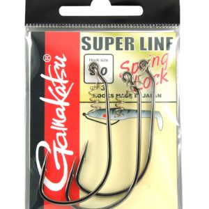 Gamakatsu Hooks Worm EWG SuperLine Spring Lock