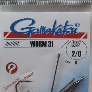 Gamakatsu Hooks Worm 31