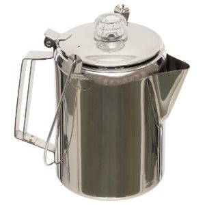 Coffee Pot With Percolator, Stainless Steel, (9 cups)