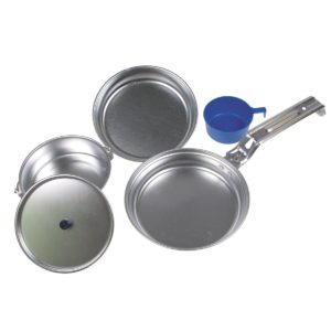 MFH Mess Kit, "Deluxe", Aluminium, Pan, Pot, Cup, Bowl