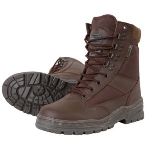 Kombat Patrol Boot - Half Leather/Half Nylon - MOD Brown