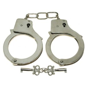 MFH Handcuffs, 2 Keys, Chrome