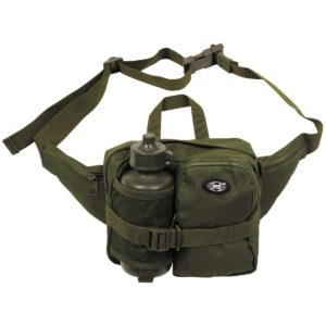 Waist Bag With Drinking Bottle, OD Green