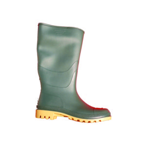 Green PVC Knee Boots