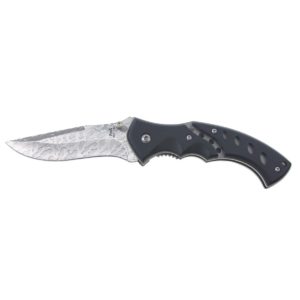 MFH Jack Knife, Textured Blade, One-Handed, Plastic Handle