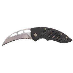 MFH Jack Knife, One-Handed, Plastic Handle, Black