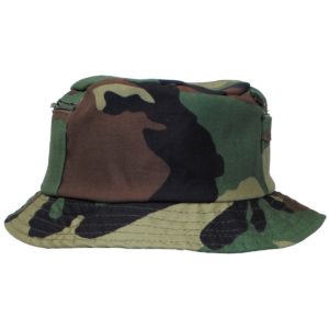 MFH Fisher Hat, Small Side Pocket, Woodland/Black