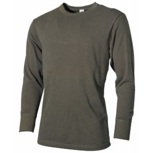MFH BW Plush Undershirt, OD Green