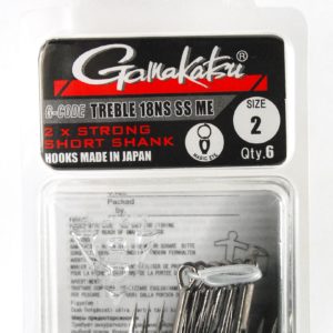 Gamakatsu Treble 18NS Short Shank Magic Eye