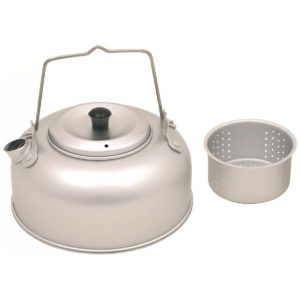 MFH Teakettle, With Tea Strainer, Aluminium, 950 ML (1 Qt)