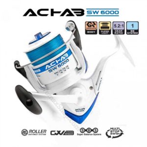 Trabucco Reel ACHAB SW 6000 R  (+Line Max Plus)