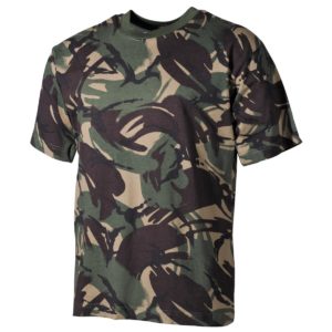 MFH US T-Shirt, Short-Sleeved, DPM Camo, 170 G/M²