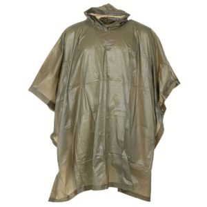 MFH Poncho, Vinyl, OD Green, Ca. 200 x 127 Cm, 0,12 Mm