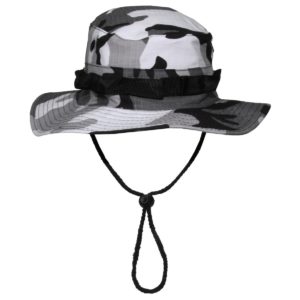 MFH US GI Bush Hat, Chin Strap, GI Boonie, Rip Stop, Urban