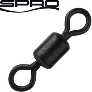 SPRO Matte Black Rolling Swivel