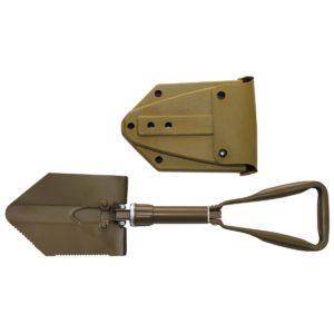MFH BW Folding Spade, 3-Part, Coyote Tan