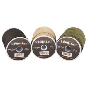 Kombat Paracord - 100m Reel - Coyote/Olive Green/Black/BTP