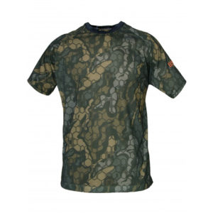 Benisport "Tundra" Polygon Camouflage Technical T-Shirt - Short Sleeve