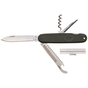 MFH BW Pocket Knife, OD Green