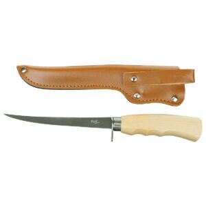 MFH FILLET KNIFE CLASSIC BIRCHWOOD HANDLE 45290