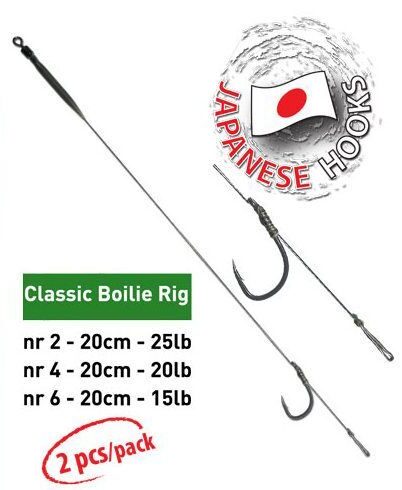 Carp Zoom CLASSIC BOILIE RIG - Green Blue Outdoors