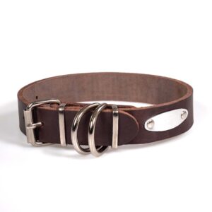 FUNKY PET Oiled Leather Collar