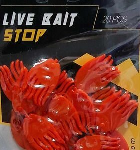 CARPZOOM LIVE BAIT STOP 1.8CM RED