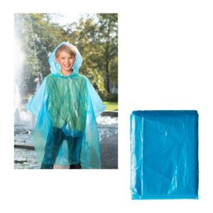 EMERGENCY PONCHO WATERPROOF PE KIDS 21389