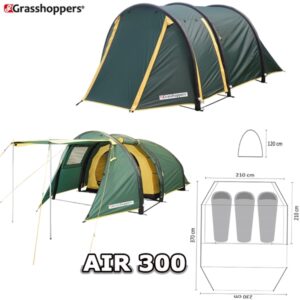 GRASSHOPPERS TENT INFLATABLE FRAME AIR300
