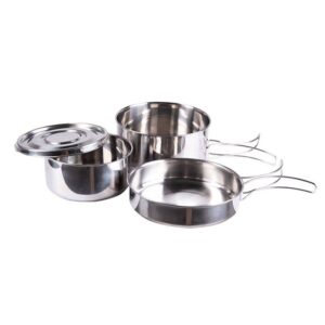 MIL-TEC COOKING SET S/S 4 PIECES