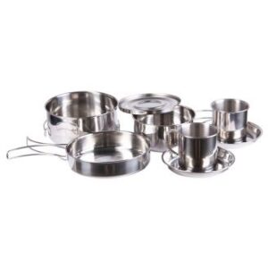 MIL-TEC COOKING SET S/S 8 PIECES