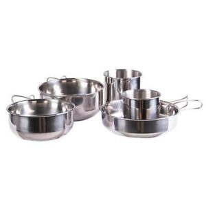 MIL-TEC COOKING SET S/S 5 PIECES