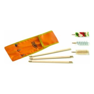 DISPAN 7740 Cleaning Brush Set With Wooden Brushes In Case