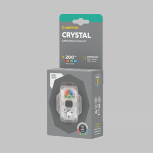 ARMYTEK CRYSTAL USB-C GREY 200 LUM