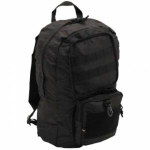 MFH BACKPACK FOLDABLE BLACK 30820A