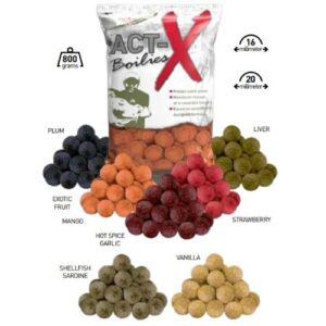 CARPZOOM ACT-X BOILIES 16MM 800GR