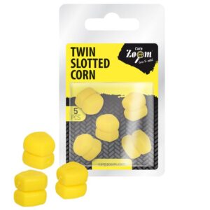 CarpZoom TWIN SLOTTED CORN YELLOW 5PCS