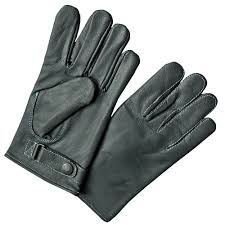 MFH BW LEATHER GLOVES GREY