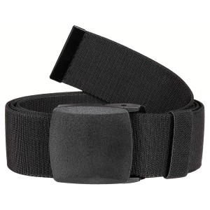 MFH WEB BELT TACTICAL ELASTIC BLACK 4.8CM 22542A
