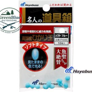 HAYABUSA BEADS BLUE PHOSPHO P446