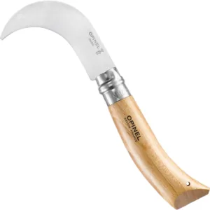 Opinel Blister Pruning Folding Knife - Stainless Steel Grafting Beech 5