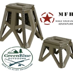 MFH STOOL FOLDABLE OD GREEN