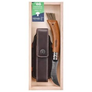 OPINEL KNIFE MUSHROOM N.8 WOODEN BOX
