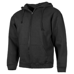 MFH SWEAT SHIRT JACKET 00622A BLACK